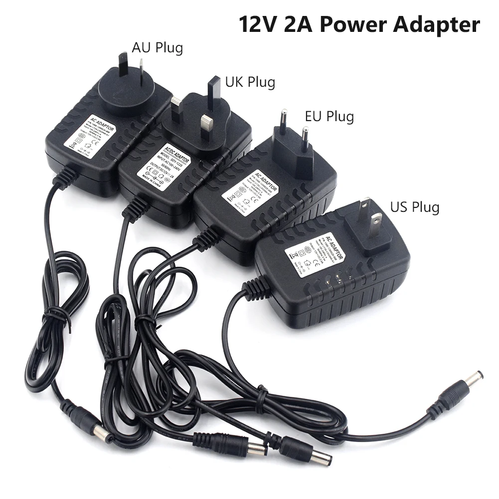 

DC 12V ABS Shell 60leds SMD 5730 LED Module Lights Bulb IP65 Waterproof Colorful Home Hotel Fairy Lamp US/UK/EU/AU Power Adapter