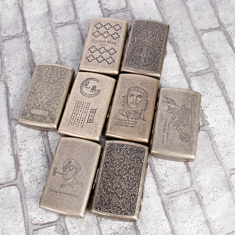 Для Мужчин's Карманный портсигар персонализированные 12 палочки Винтаж
