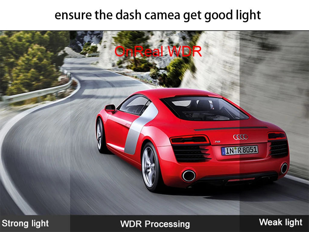 OnReal sport cam X2KS 2.0 inch screen 6axis gyroscope anti shake+ Electronic image stabilization ture 4K action camera car