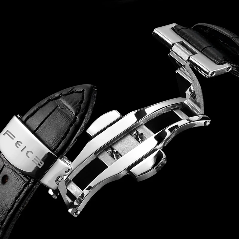 

New Fashion Men Watches Analog Quartz Wristwatches 30M Waterproof Sport Leather Band Watches Stainless Steel male montre homme