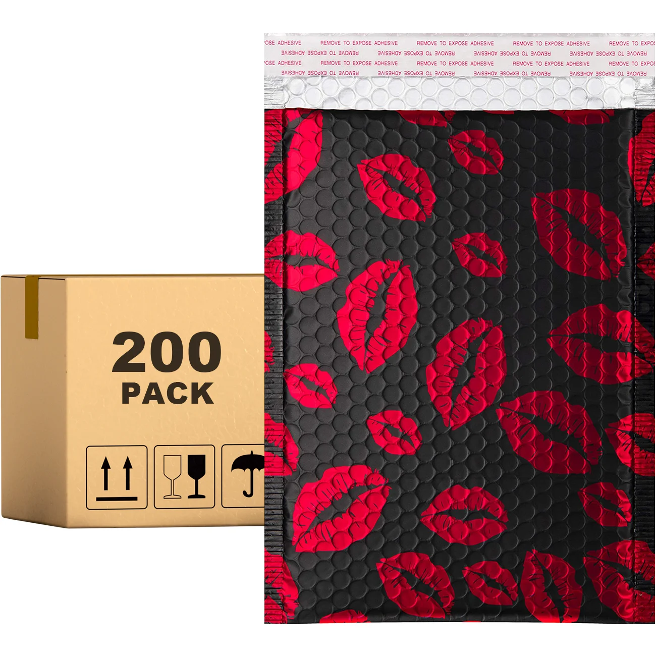 

200 шт., черные конверты для конвертов, 7x10 дюймов