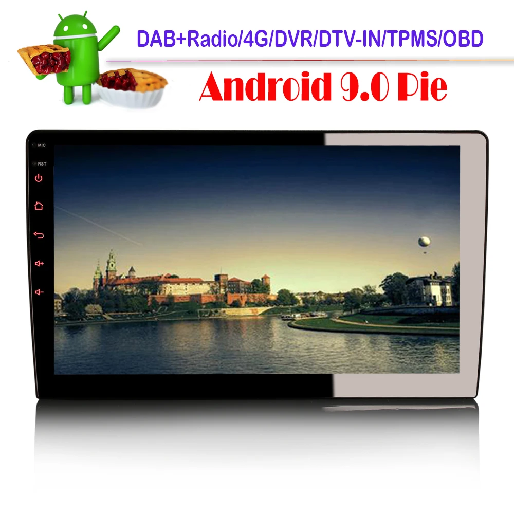 Автомагнитола 1 DIN 10 дюйма Android 9 0 Bluetooth-навигация GPS Wi-Fi USB | Автомобили и мотоциклы