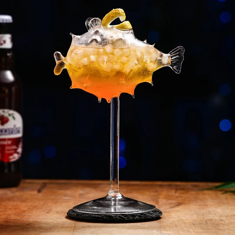 Креативный бокал для коктейлей-поркупин/лебедь/Роза/Осьминог/птица коктейлей