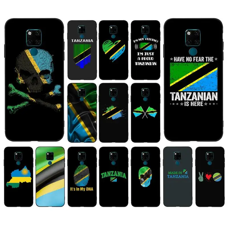 

Tanzania National Flag Phone Case for Huawei Mate 20 10 9 40 30 lite pro X Nova 2 3i 7se