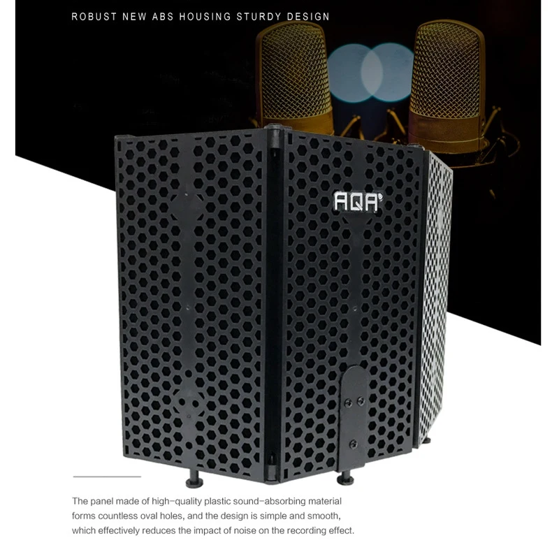 

AQA the Microphone Soundproof Cover is Suitable for Blue Snowman and Any Condenser Microphone Recording Equipment