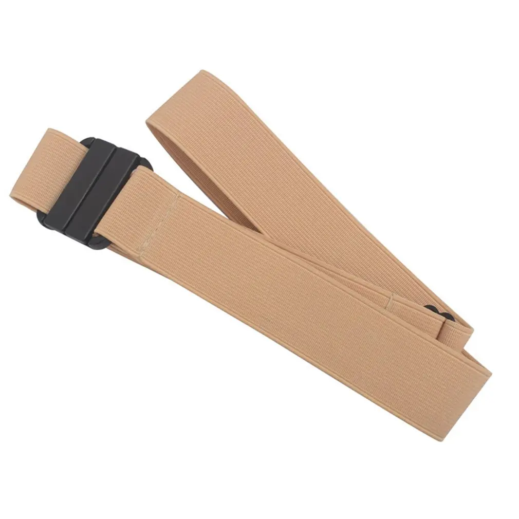 

New women's elastic invisible belt adjustable elastic invisible elastic belt fashion simple seamless jeans belt unisex lazy belt