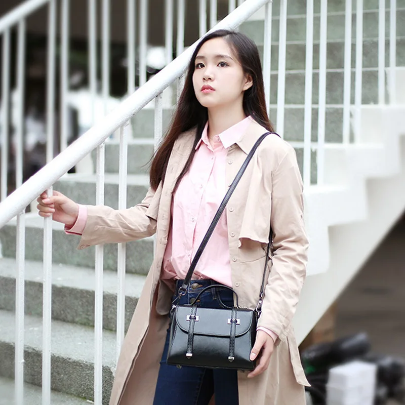 

Fashion Women Handbag Genuine Leather High Quality Casual Tote Simple Ladies Messenger Bag Luxury Handbags Women Bags Designer