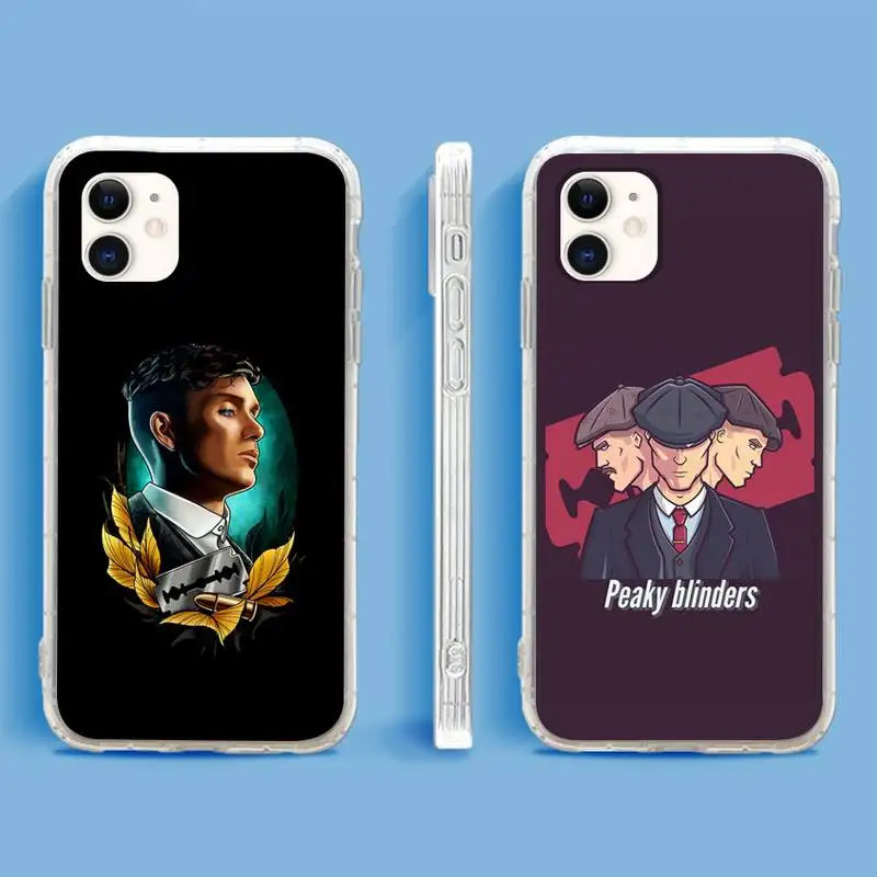 

Peaky Blinders Tommy Phone Case For iPhone 13 12 11Pro Max 11 XR XS Max X Mini 8 7 6 SE 2020 Soft Transparent Cover