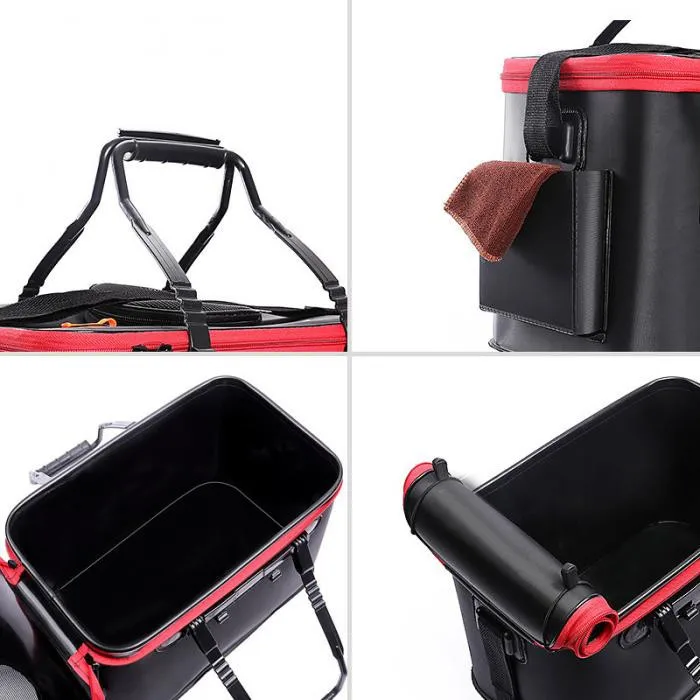 

EVA Portable Fishing Bag Folding Thicken Live Fishing Box Tank Bucket Camping Fishing Tackle Fishbox Storage Bag