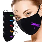 5 шт. Анти-пыль многоразовые маски для лица Обложка для рта для Для женщин Регулируемый маска Регулируемая Защита унисекс смываемая маска # w # s