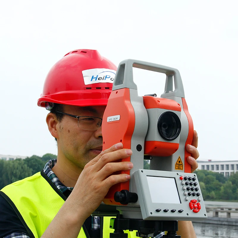 Хорошее качество двойной ЖК дисплей оптическое оборудование 600 м полная станция