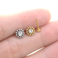 starose 2pcs 1 2x6810mm bar cute mini ball helix piercing tragus earrings conch piercing nose ear stud labret lip ring jewelry