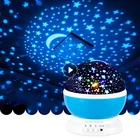 Проектор Galaxy, вращающийся на 360 градусов, звездное небо, луна, светодиодный ночник, декор для детской спальни, Звездный проектор, настольная лампа, детские рождественские подарки