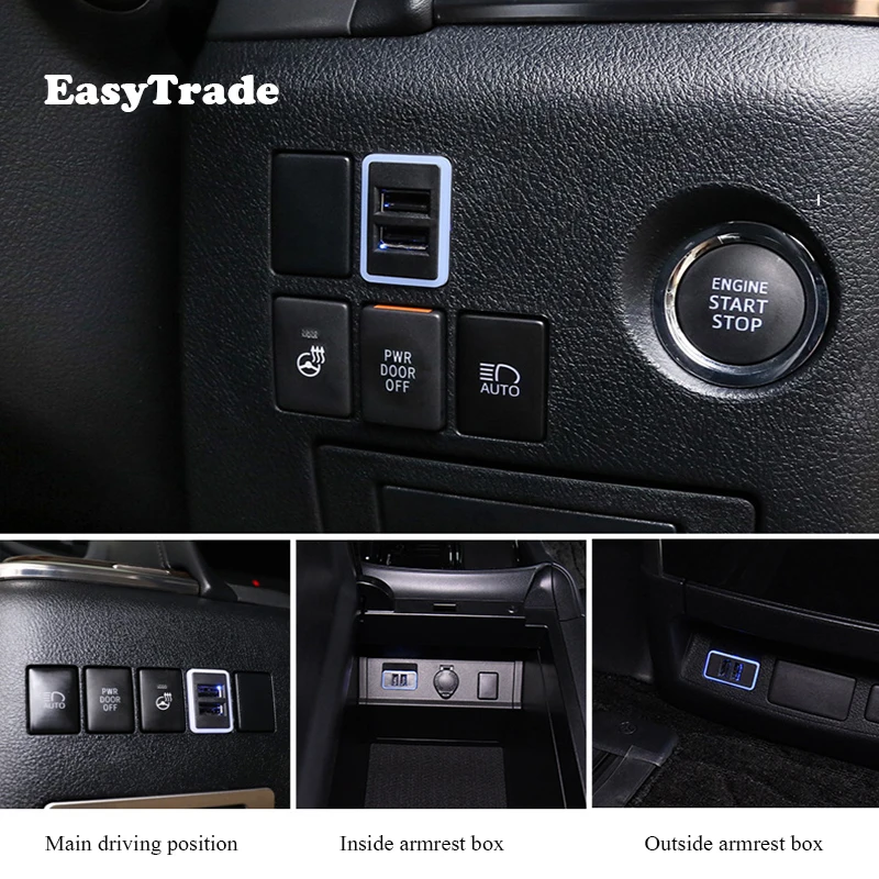 Автомобильный подлокотник Alphard Vellfire 30 Series 2015-2019 2020 автомобильное зарядное