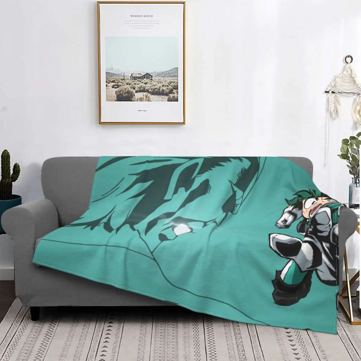 

Пледы унисекс My Hero Academia, флисовые мягкие покрывала для дивана, дивана