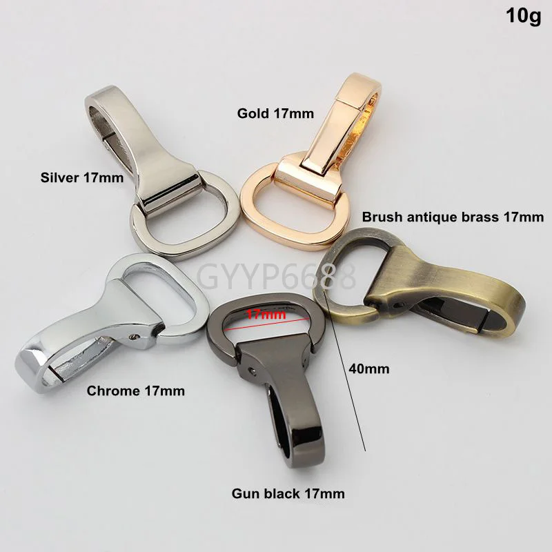 30 шт. 40*17 мм Новый дизайн карабин триггера крючки для сумочка на цепочке Сумки из