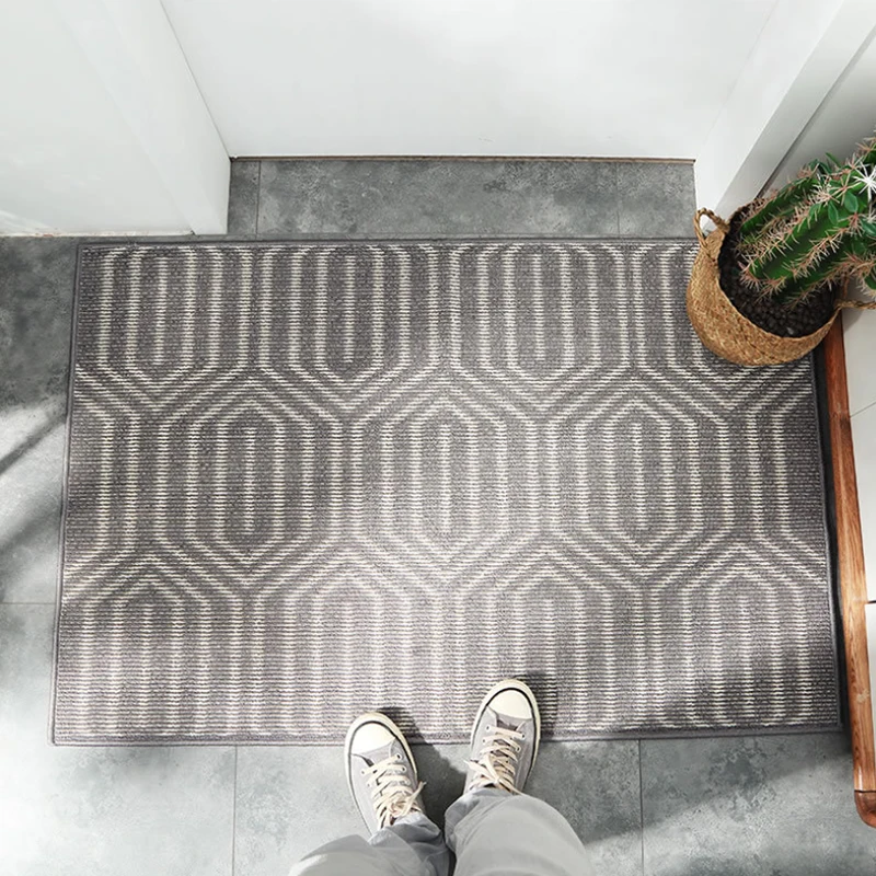 Modern Geometric Polypropylene Dust Removal Mat for Household Living Room Carpet | Дом и сад