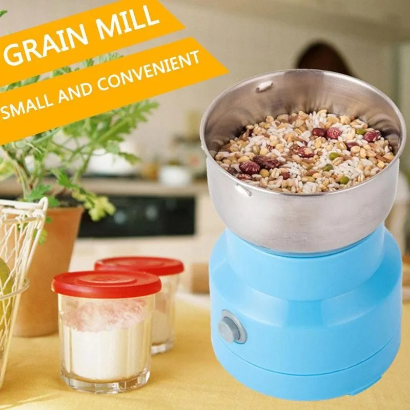 

Multifunction Electric Smash Machine Coffee Bean Medicinal Kitchen Spice Mill Accessories Grinding Nut Dry Herbs Y0Y5