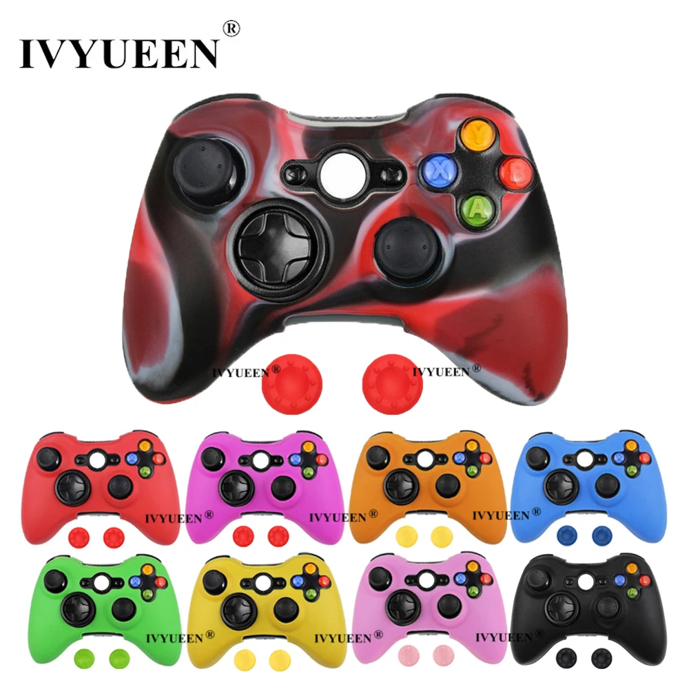 Защитный чехол IVYUEEN для Microsoft Xbox 360 20 цветов мягкий силиконовый