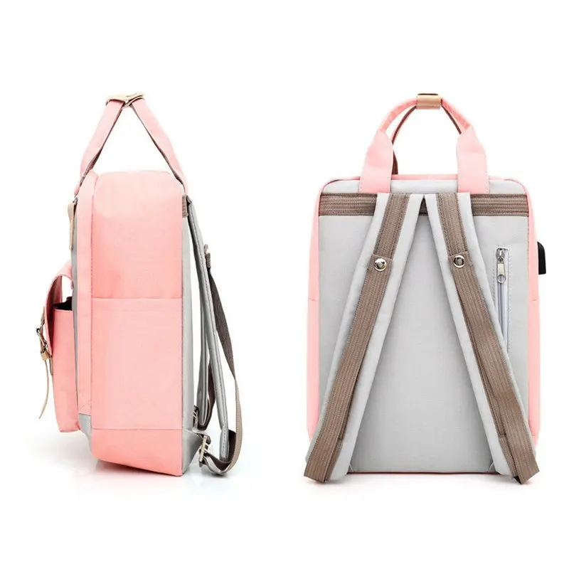 2021 Fashion Patchwork Women School Bags Waterproof Oxford Travel Backpacks Teenagers Girls Large Capacity Bagpack Female