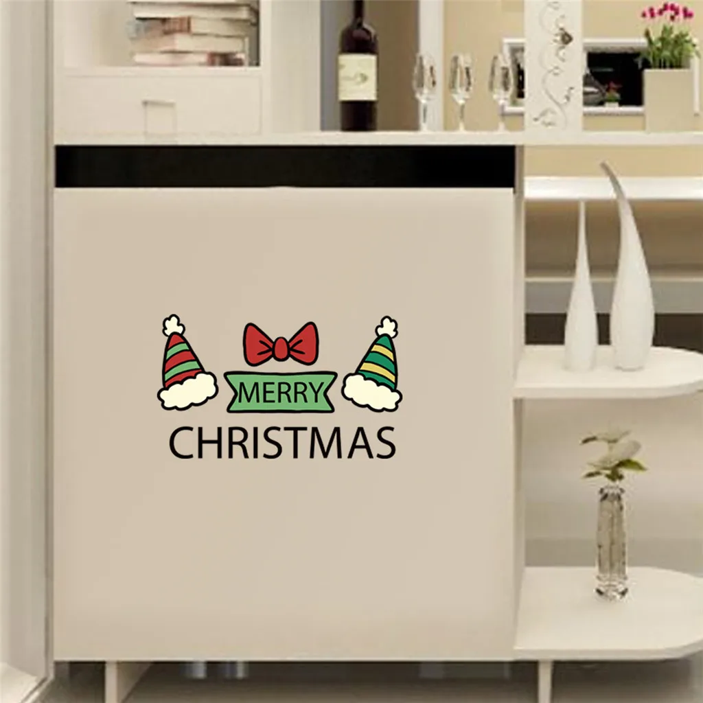 Рождественские креативные настенные наклейки для мобильного телефона с
