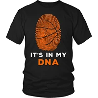 basketball is in my dna hot sale fashion fingerprint design t shirt summer cotton o neck short sleeve mens t shirt size s 3xl