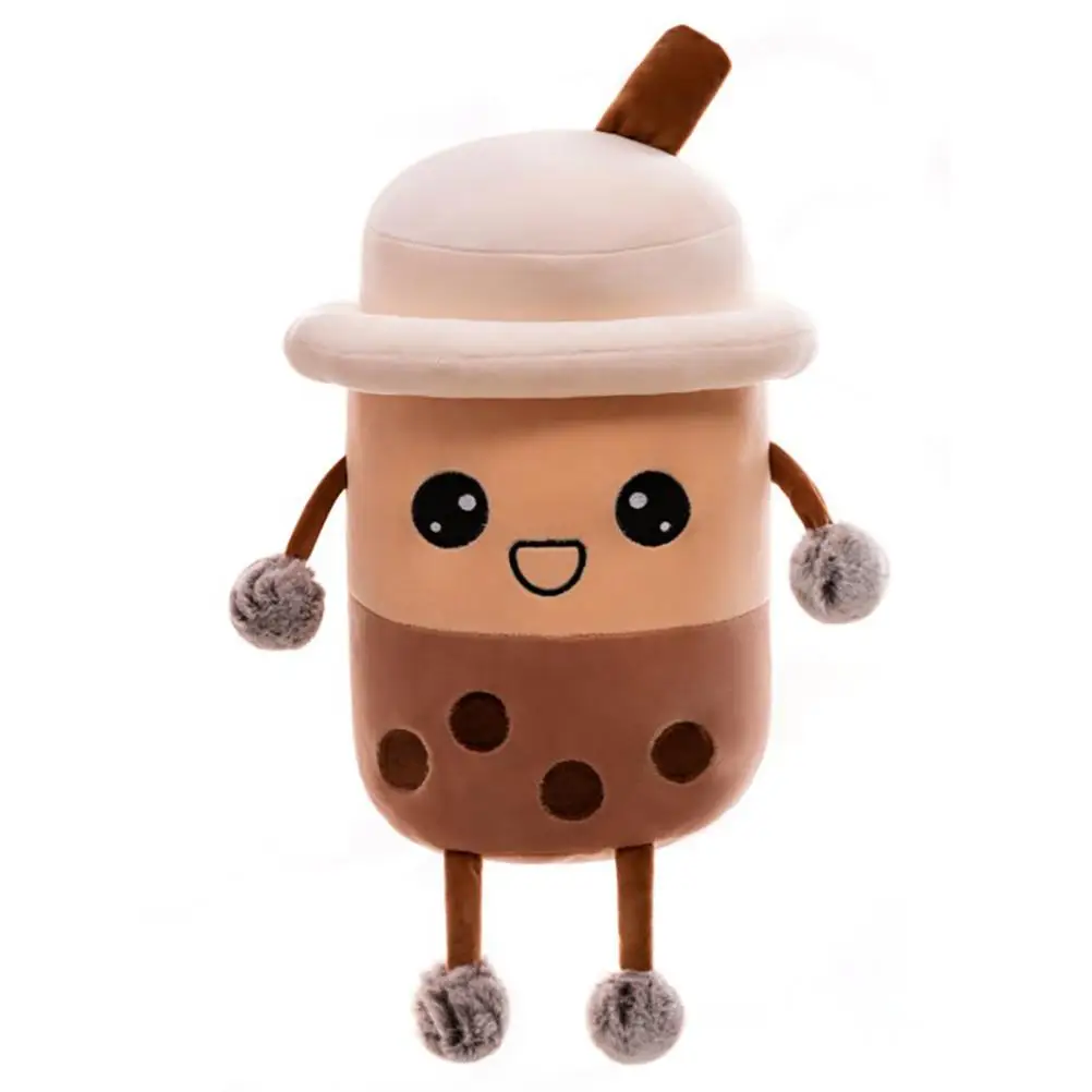 

Simulation Doll Milk Tea Cup Pillow Funny Plush Toy home Decorative pillows Cute Cuddle Stuffed Food Toy for Kids Adults Gifts