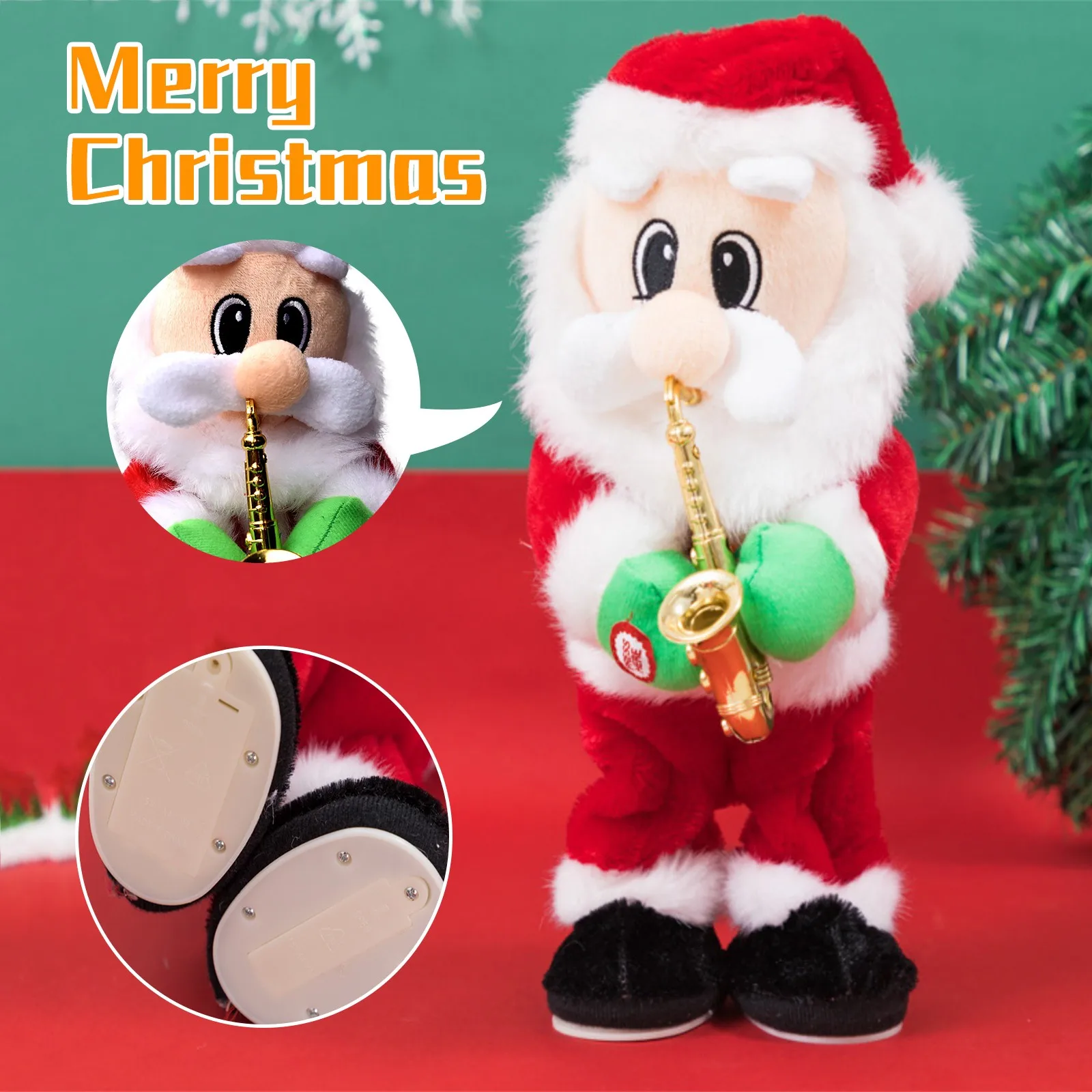 Новый рождественский подарок танцевальная электрическая музыкальная игрушка