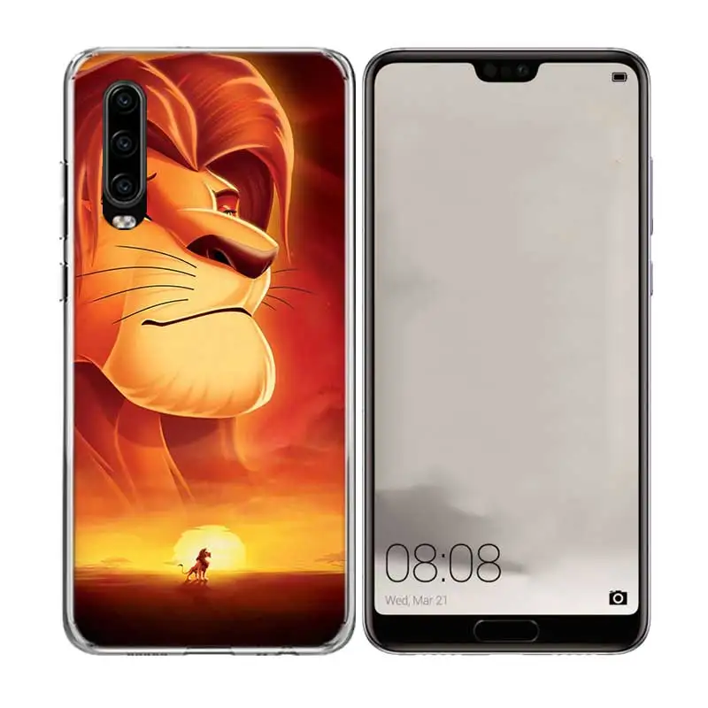 Силиконовый чехол Simba Король Лев для huawei P30 P20 mate 30 20 10 Pro P10 lite P Smart+ Plus Z