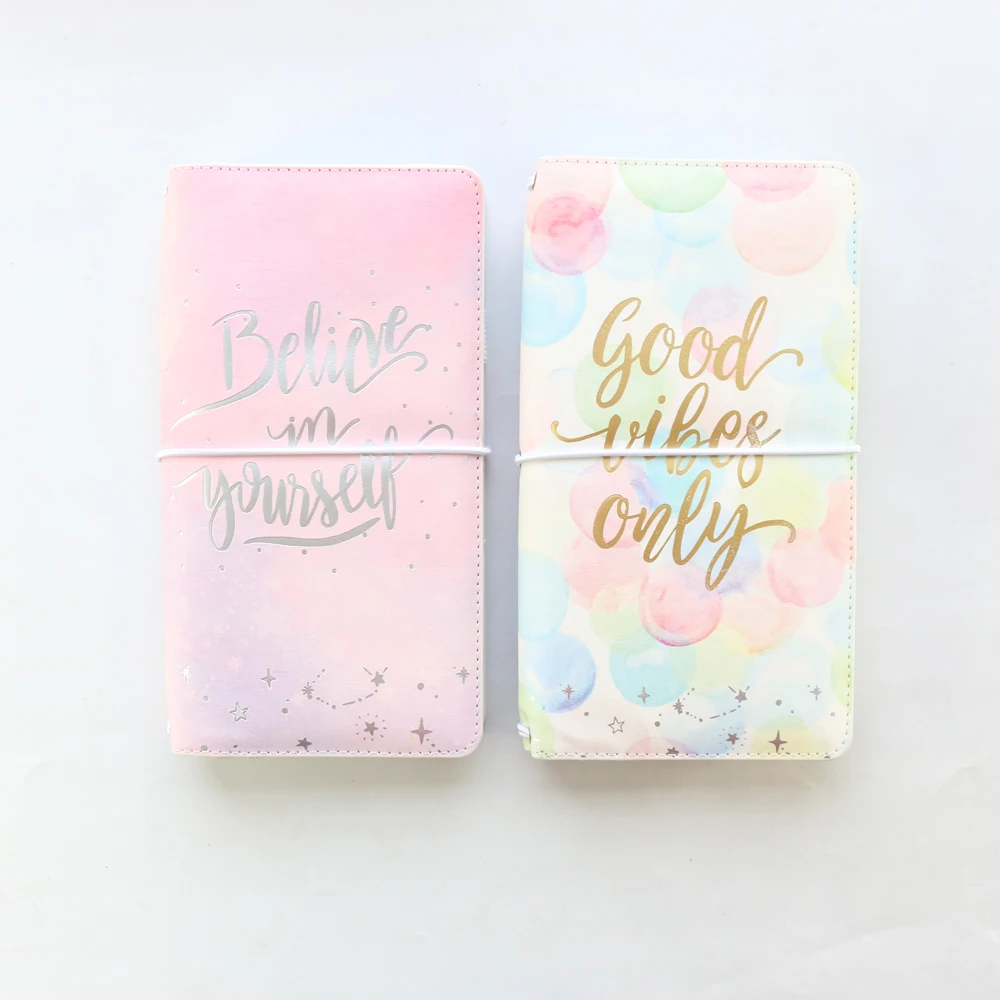 Domikee милые конфетные корейские кожаные толстые Многоразовые Пули дневник