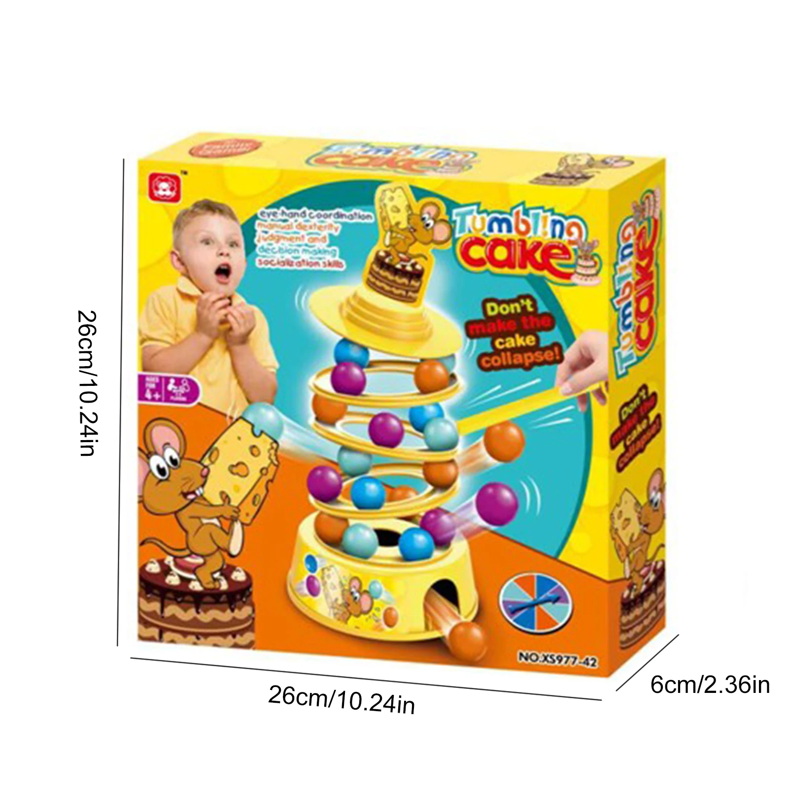 

Baby Tower Stacking Board Game Fine Motor Skills Early Education Toy For Kids Adults D50