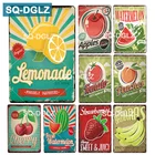 SQ-DGLZ Lemonade металлический знак, винтажный жестяной знак, Настенный декор, картина, плакаты, художественный плакат, картина для домашнего декора