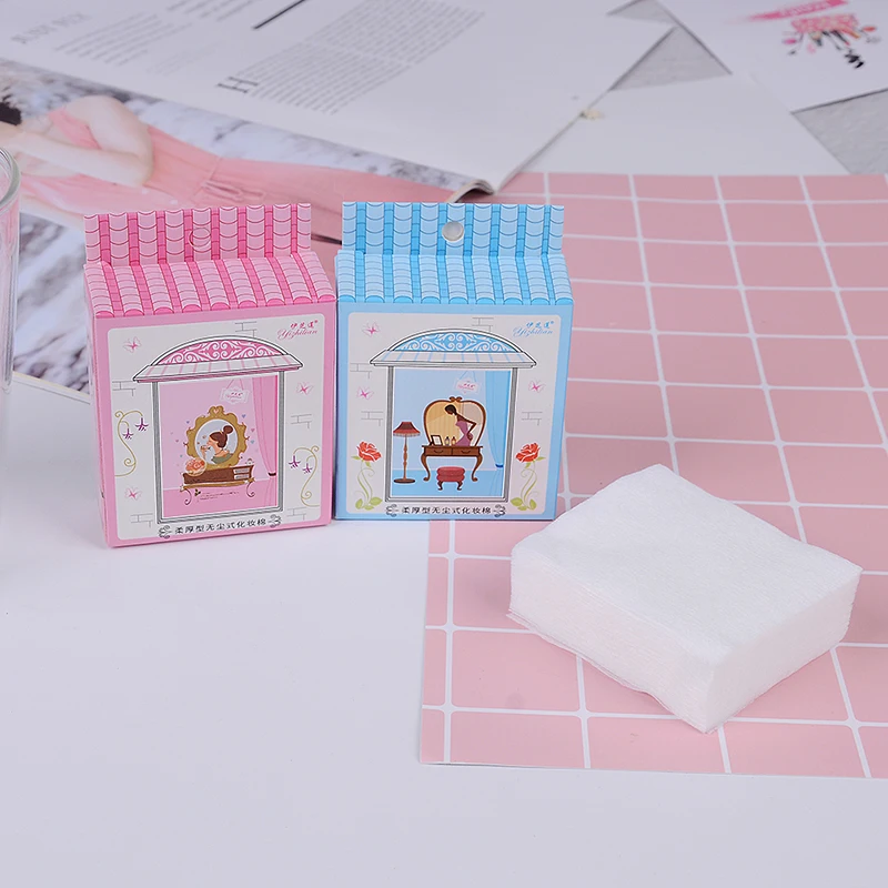 100pcs 50/100 шт./упак. лица для лица из чистого хлопка теплые наколенники колеса Косметика Макияж хлопковые салфетки для удаления очиститель инструменты аксессуары - Цвет: 100pcs