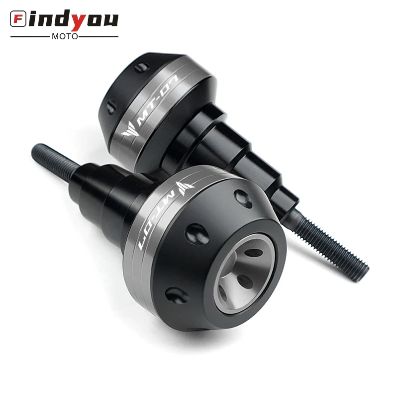 Логотип mt 07 CNC рамка ползунок поломка протектор защита от падения для Yamaha MT07 MT 2015