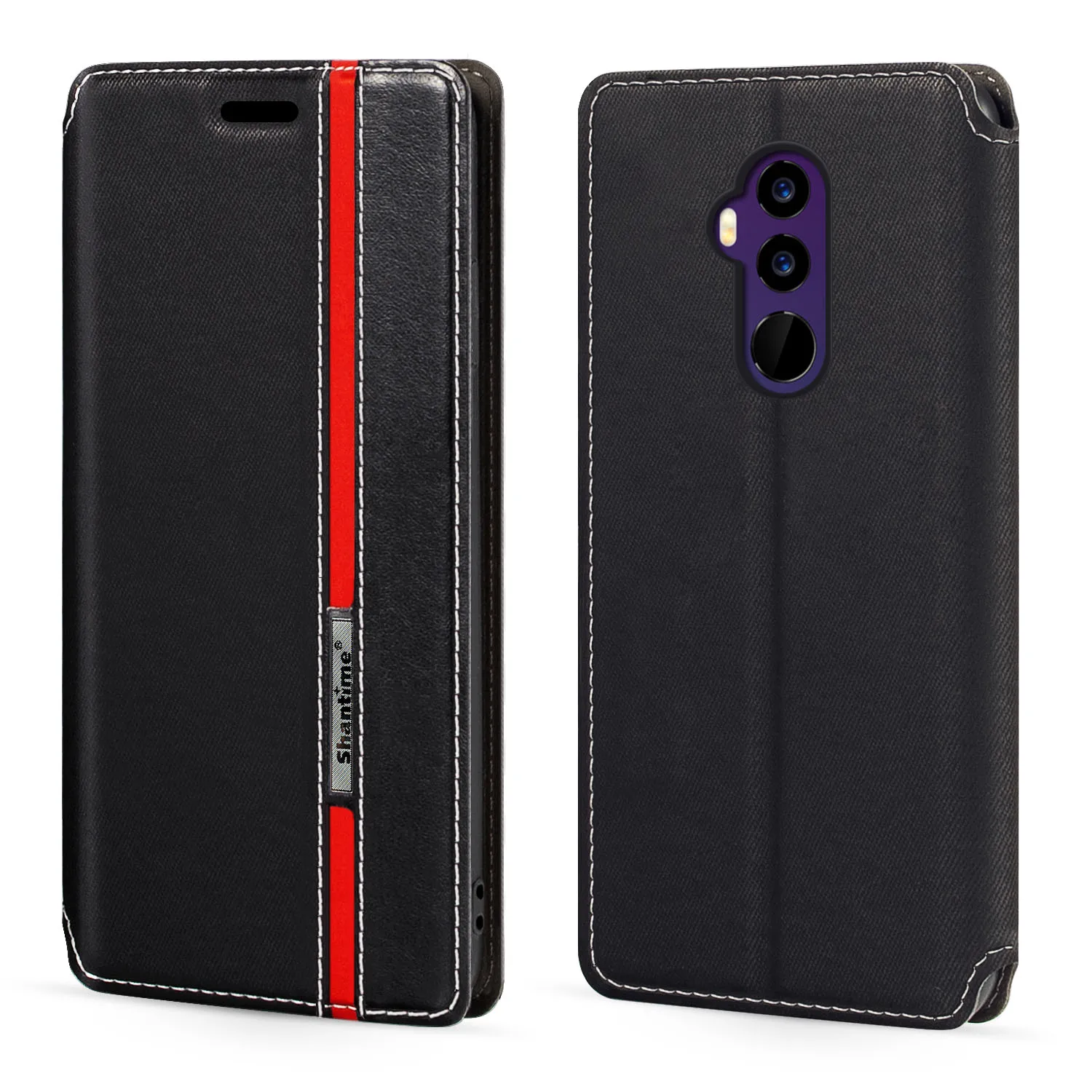 Модный разноцветный кожаный чехол-книжка с магнитной застежкой для Umidigi Z2 Pro