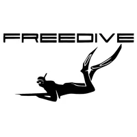 hot freediving fishing spearfishing car stickers and decals bodywork windshield car decorative kk147cm vinyl