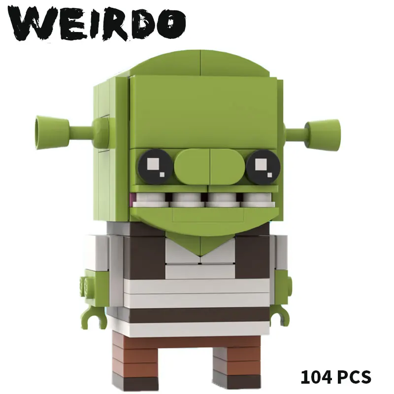 

Конструктор MOC, классические фигурки из аниме, необычная Сборная модель чудака, детская игрушка «сделай сам», подарок на день рождения