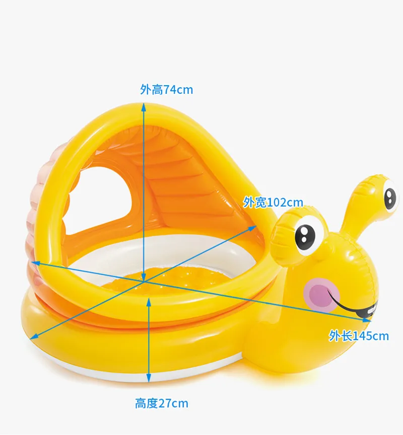 

2021 Portable Outdoor Swimming Pool Inflatable Pools Accessories Snails Bathe Tub Indoor Kids Baby Ocean Ball Toys Pool Children