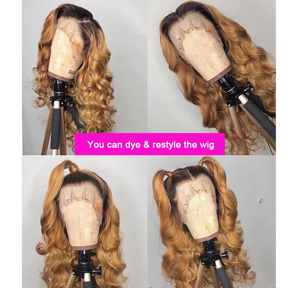 

Body Wave Lace Front Human Hair Wigs Remy Indian Hair Wavy Wig 150% Density Lace Frontal Wigs For Black Women 4x4 Closure Wig
