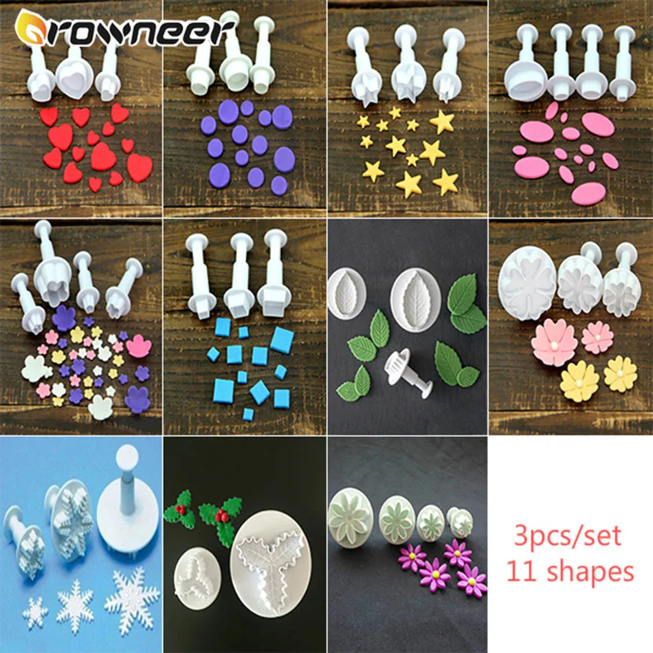 Инструменты для изготовления тортов 3 шт. формы шоколада различной инструменты