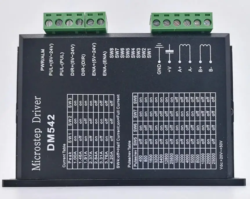 DM542 DSP цифровой 57/60/86 Драйвер шагового двигателя вместо Leadshine M542/M542H 128