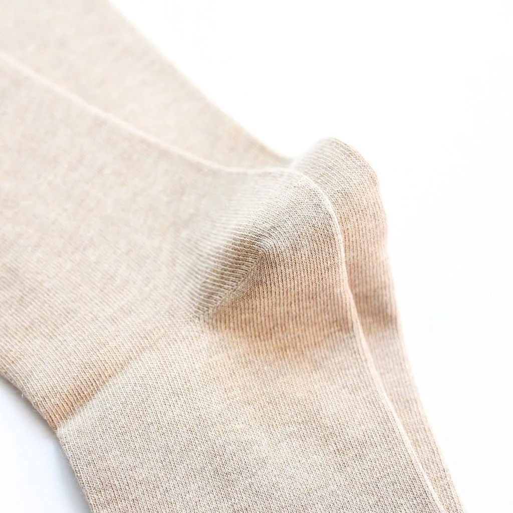 

Unisex Men Business Cotton Work Socks Comfortable Men Casual Solid Waistban 10 Premium Stockings Daily kobieta skarpety 2020