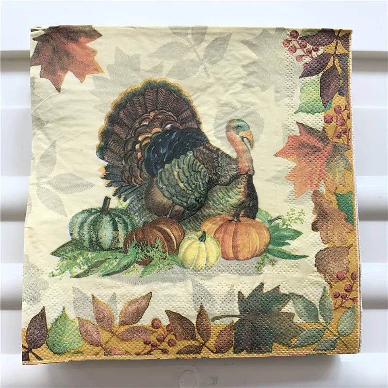 20 винтажных настольных рождественских салфеток бумажные салфетки милые