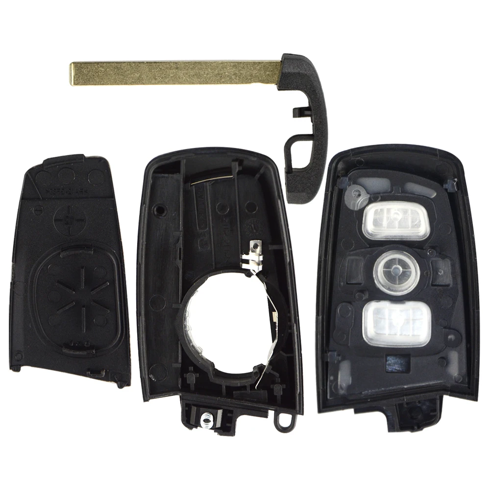 Okeytech 3 кнопки дистанционный умный Автомобильный ключ оболочка для BMW CAS4 F 5 7 серия