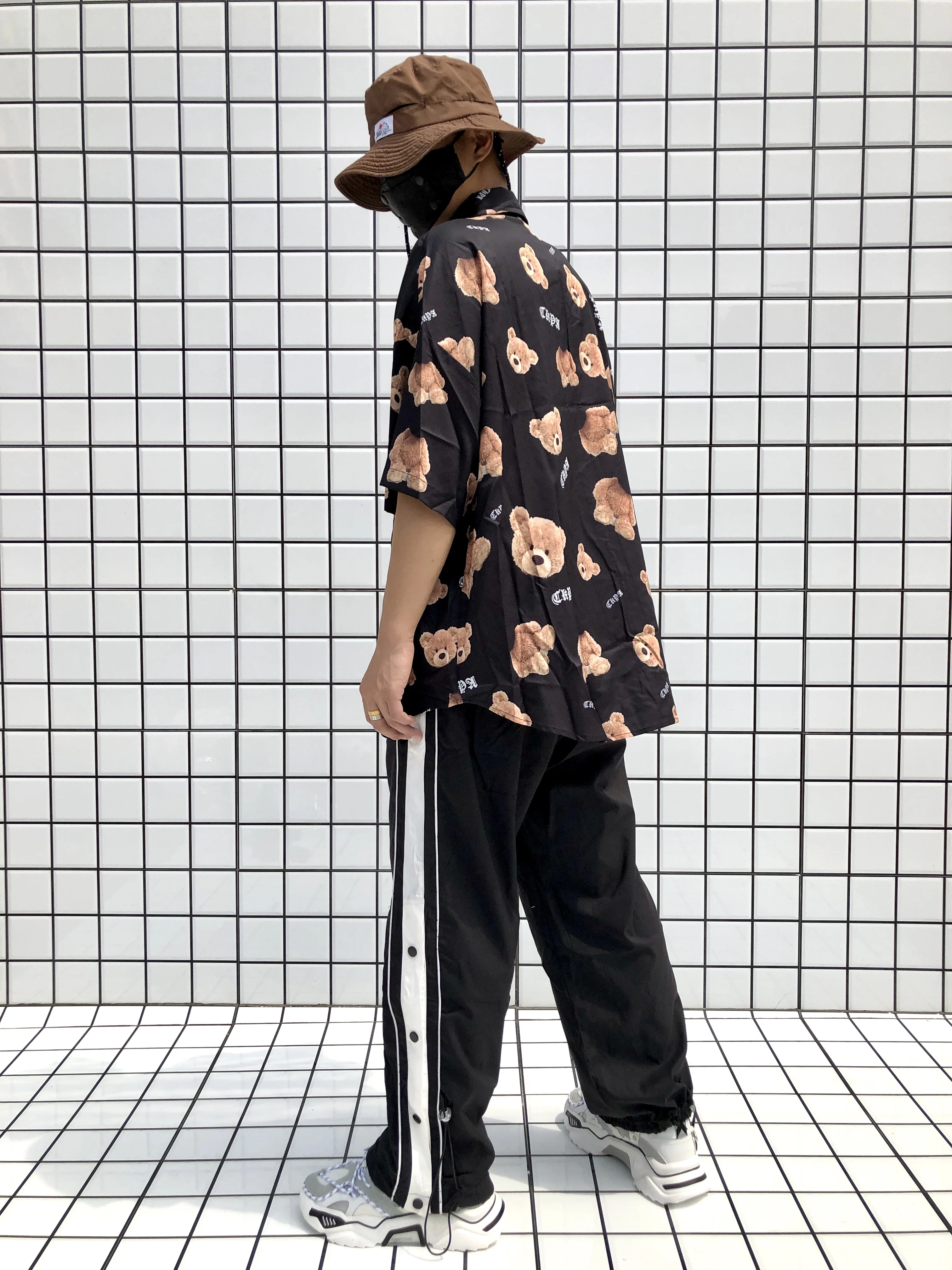 

2020 New Arrivals Men Shirt Streetwear Hawaiian Shirt For Men Summer Beach Men Fashions Hipster Loose Shirt