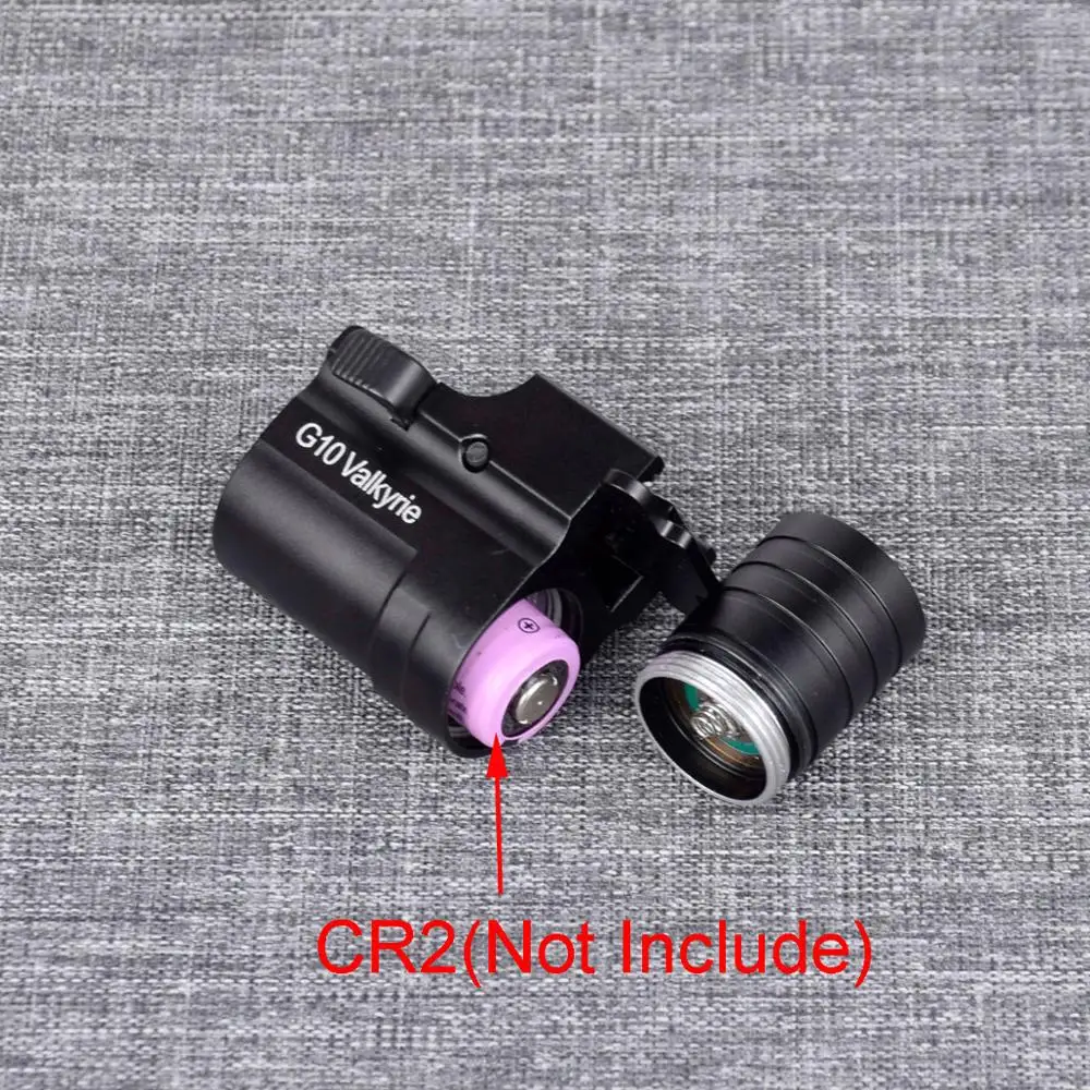 Тактический алюминиевый фонарик для оружия с ЧПУ светодиодный страйкбола