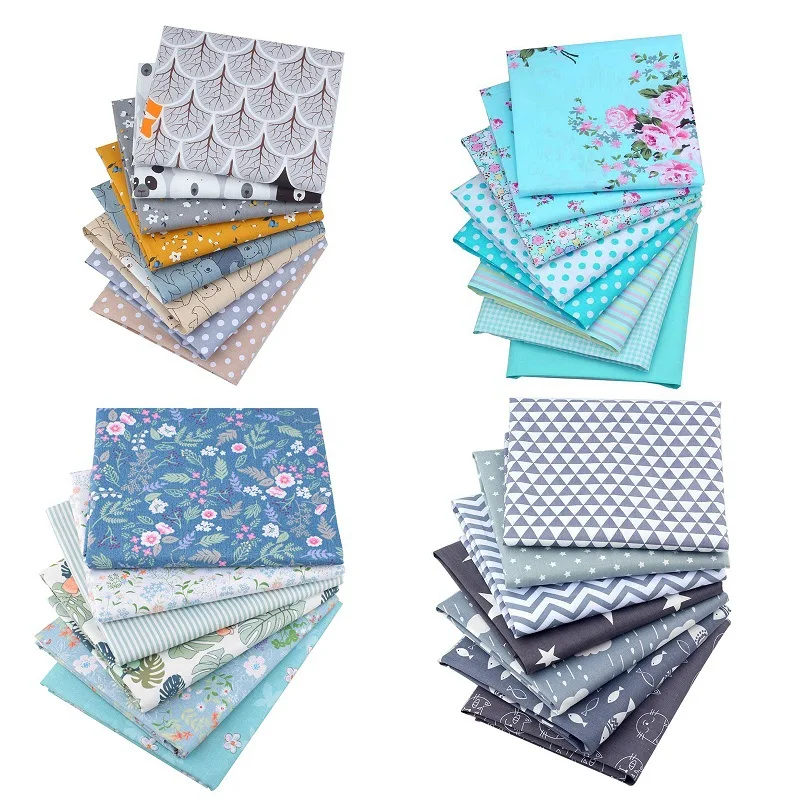 

24x25cm/50x50cm Cotton Fabric Printed Cloth Sewing Quilting Fabrics for Patchwork Needlework DIY Handmade Accessories