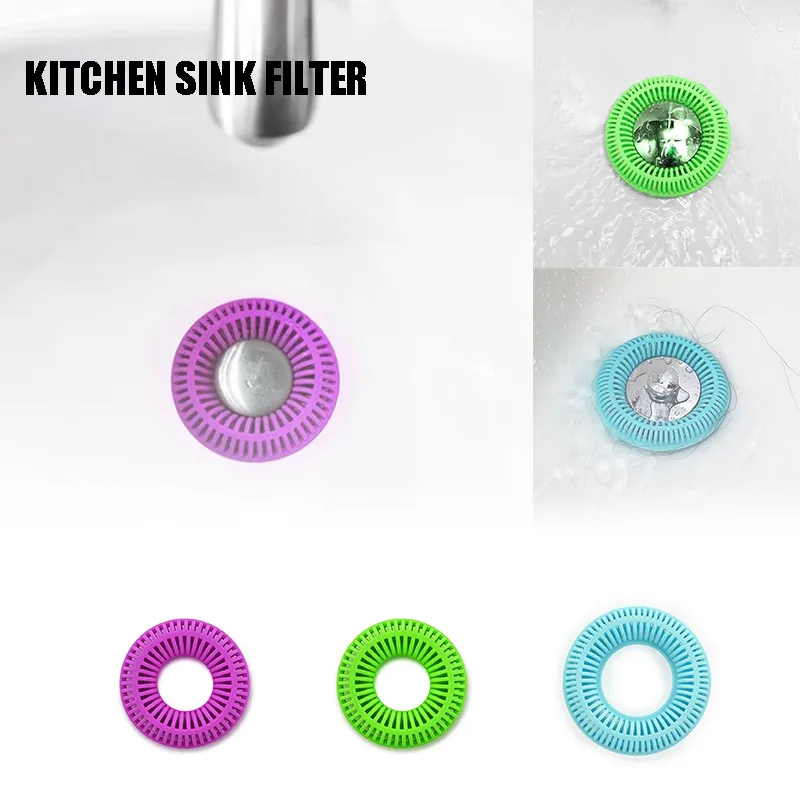 

Bathtub Ring Drain Strainer Hair Catcher Drain Protector for Bathroom Kitchen SDF-SHIP