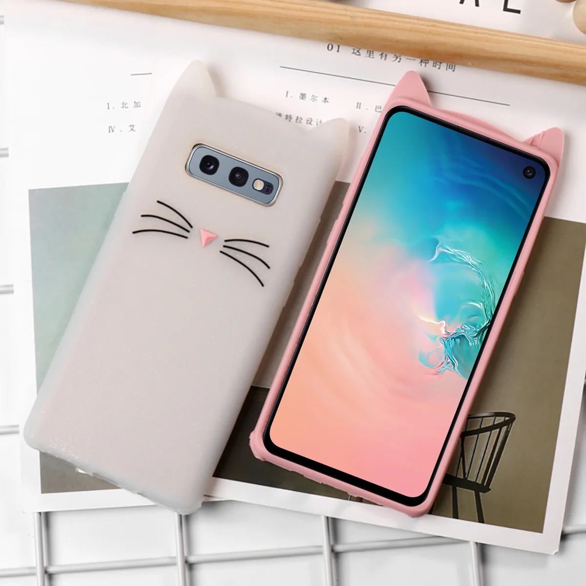 LAPOPNUT 3D Милые Чехлы для Samsung Galaxy S9 S8 S10 Plus S10e S7 Edge милый мультяшный Мягкий ТПУ