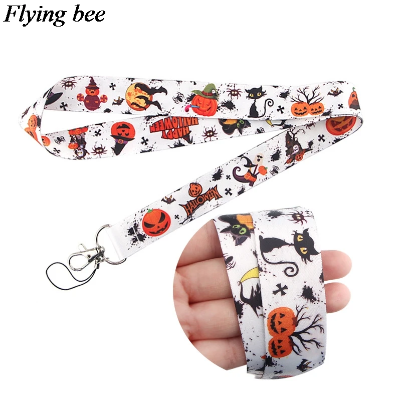 Flyingbee Хэллоуин брелок мультяшный милый телефонный шнурок женский модный ремешок